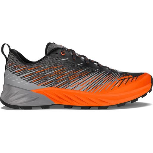Lowa - scarpe da trail running - amplux flame / grey per uomo - taglia 7,5 uk, 8 uk, 9,5 uk - grigio