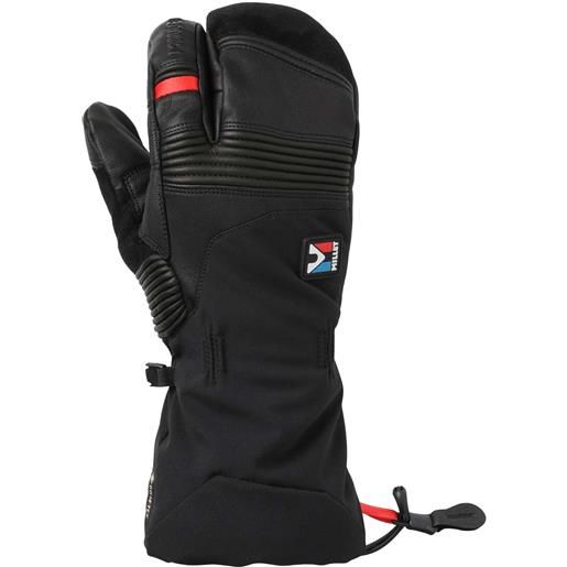 Millet - guanti da alpinismo - tri icon 3 finger gtx glove black noir per uomo in pelle - taglia xs, s, m, xl - nero