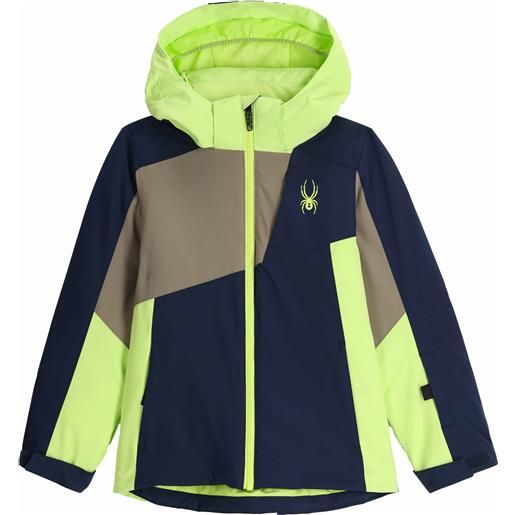 Spyder - giacca da sci impermeabile e traspirante - ambush jacket lime ice - taglia bambino 5a, 6a, 7a - giallo
