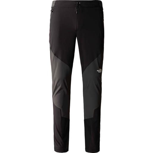 The North Face - pantaloni da scialpinismo - m dawn turn pant tnf black/asphalt grey/tnf black per uomo in nylon - taglia 28 us, 32 us, 34 us - nero