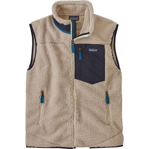 Patagonia - giacca di pile senza maniche - m's classic retro-x vest natural per uomo - taglia s, m, l, xl, xxl, xs - beige