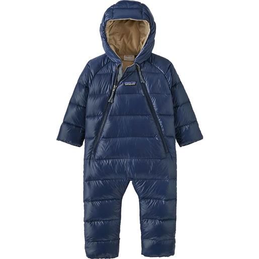 Patagonia - combinaison chaude pour bébé - infant hi-loft down sweater bunting new navy - taglia bambino 12 m, 18 m, 24 m - blu navy