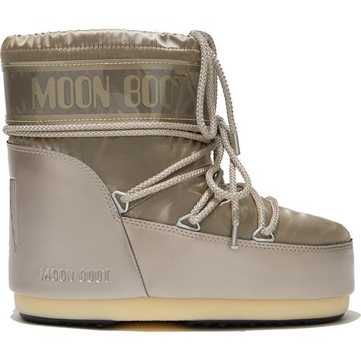Moonboot - doposci - moon boot icon low glance platinum per donne - taglia 36-38,42-44 - oro