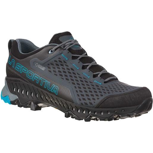 La Sportiva - scarpe da trekking - spire gtx slate tropic blue per uomo - taglia 42,42.5 - grigio