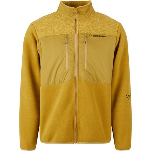 Blackcrows - giacca in polartec® thermal pro - m ora polartec pro jacket gold per uomo in poliestere riciclato - taglia s, l - giallo