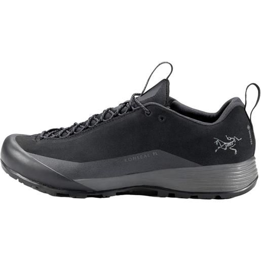 Arc'Teryx - scarpe da avvicinamento in cuoio e gore-tex - konseal fl 2 leather gtx m black/black per uomo in pelle - taglia 9,5 uk, 10 uk, 10,5 uk, 11 uk - nero