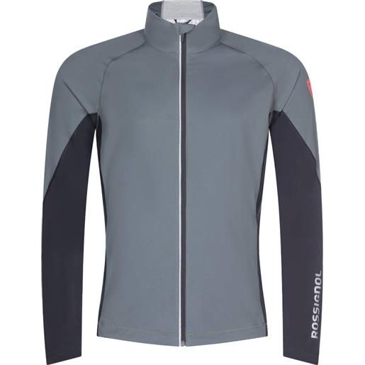 Rossignol - giacca da sci nordico - poursuite jkt onyx grey per uomo - taglia s, m, l, xl - grigio