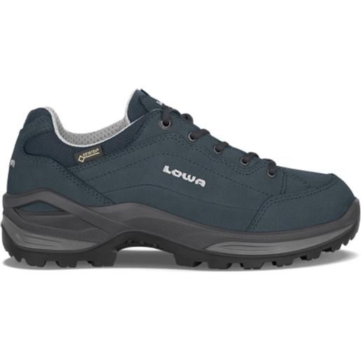 Lowa - scarpe da trekking - renegade gtx lo ws marine per donne in pelle - taglia 5,5 uk, 6 uk - blu navy