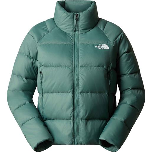 The North Face - piumino - w hyalite down jacket only dark sage per donne in pelle - taglia xs, s, m - verde
