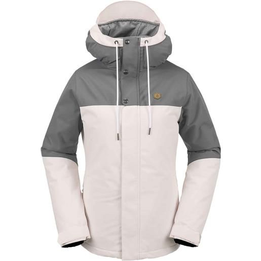 Volcom - giacca isolante da snowboard - bolt ins jacket calcite per donne - taglia xs, s, m, l - rosa