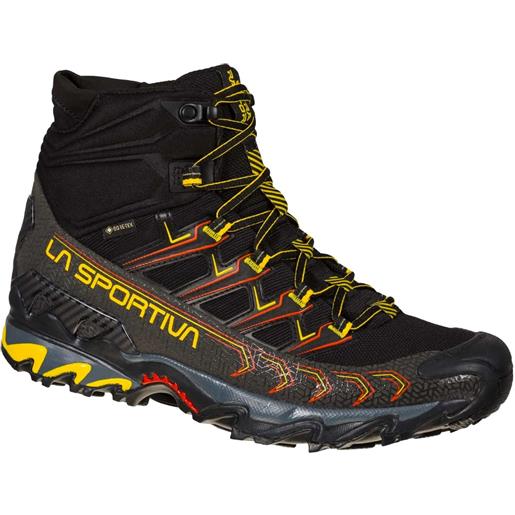 La Sportiva - scarpe da trekking in gore-tex - ultra raptor ii mid gtx black/yellow per uomo - taglia 41,42,42.5,43,43.5,44.5,45,45.5 - nero