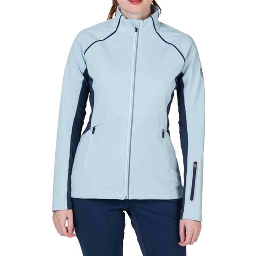 Rossignol - giacca da sci nordico - w softshell jkt glacier per donne in softshell - taglia xs, s, m, l - blu