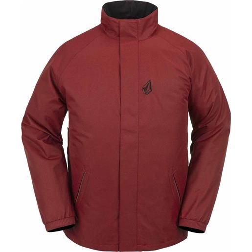 Volcom - giacca da snowboard - ravraah jacket maroon per uomo - taglia s, m, l - rosso