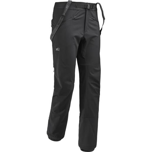 Millet - pantalone softshell tecnico - needles shield pant black per uomo in softshell - taglia m, l - nero