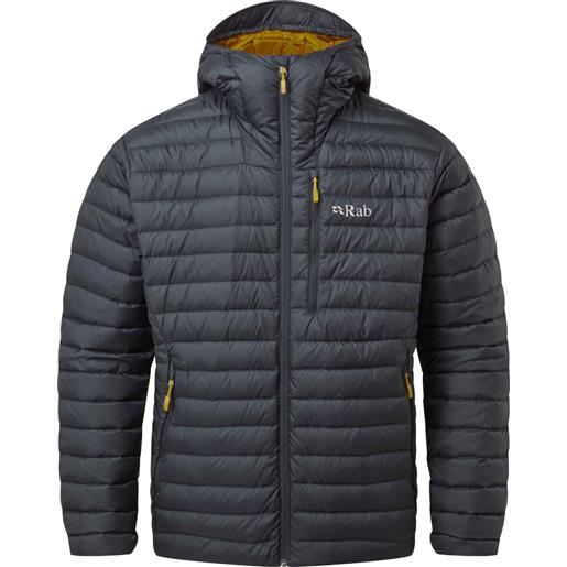 Rab - piumino - microlight alpine jacket m beluga per uomo - taglia l, xl, s, xs - grigio