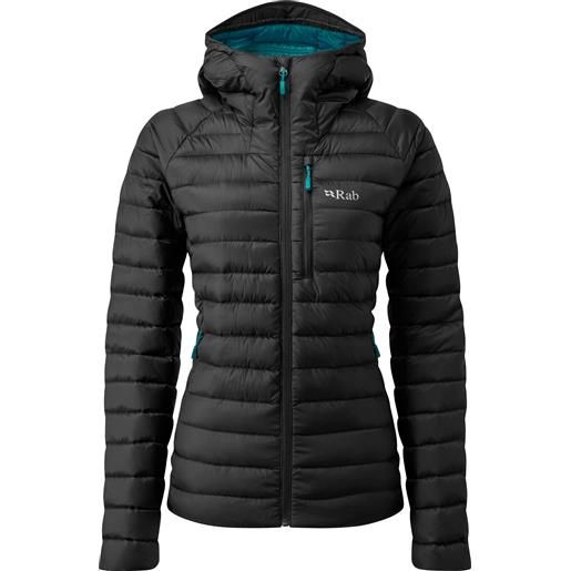 Rab - piumino - microlight alpine jacket w black per donne - taglia 6 uk, 8 uk, 10 uk, 12 uk, 14 uk - nero