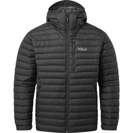 Rab - piumino caldo - microlight alpine jacket m black per uomo - taglia s, l, xl - nero