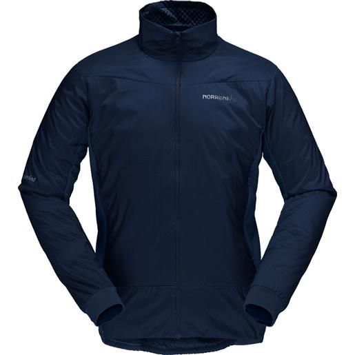 Norrona - giacca di protezione - falketind octa jacket m's indigo night per uomo - taglia s, m, l, xl - blu navy