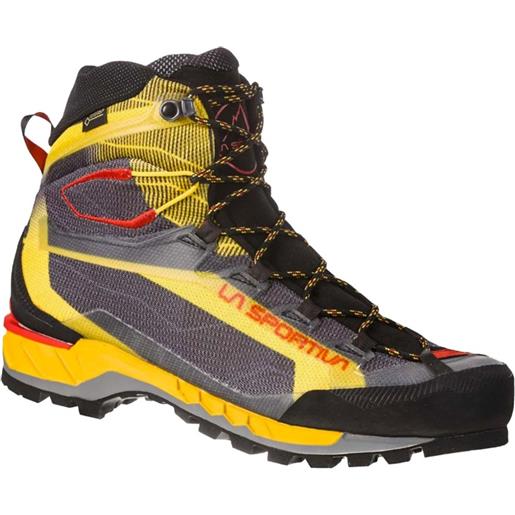 La Sportiva - scarpe da trekking alpino - trango tech gtx black/yellow per uomo - taglia 41,42,43.5,44,45,46.5 - giallo