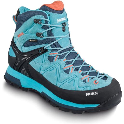 Meindl - scarpe da avvicinamento - tonale lady gtx blu chiaro/arancione per donne in pelle - taglia 3,5 uk, 4,5 uk