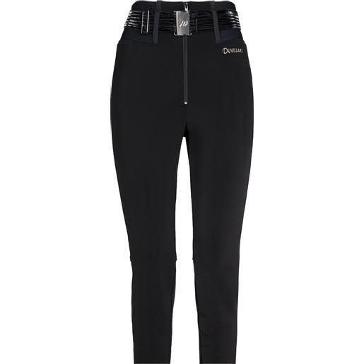 Duvillard - pantaloni stretch - callie fuseau da sci black per donne - taglia 42 fr - nero