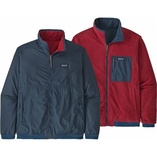 Patagonia - giacca reversibile - m's reversible shelled microdini jkt tidepool blue per uomo in nylon - taglia s, m, l, xl