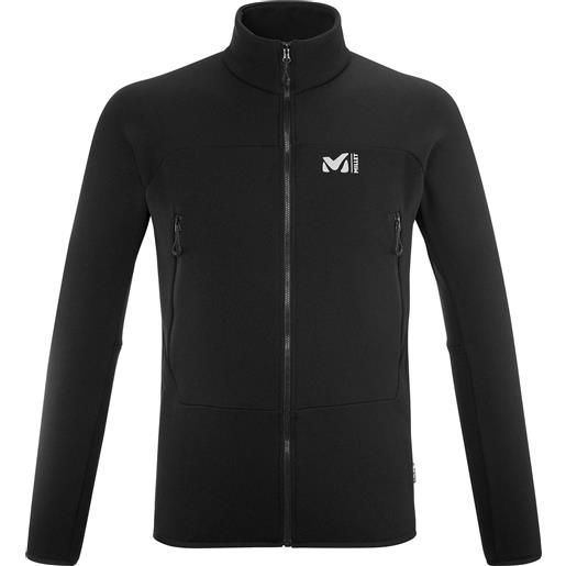Millet - giacca in pile polartec® uomo - fusion power jacket m black - noir per uomo - taglia s, m, l, xl, xxl - nero
