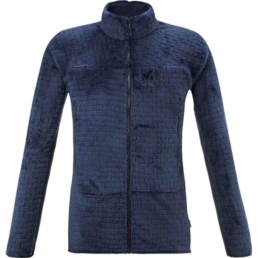 Millet - pile caldo e resistente - fusion lines loft jacket m blu zaffiro per uomo - taglia s, xl, xs - blu navy