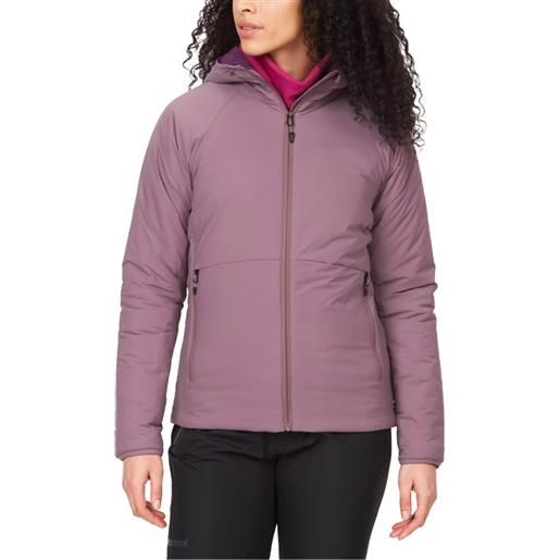 Marmot - giacca calda elasticizzata - wm's novus hoody hazy purple per donne in pelle - taglia xs, s, m, l - viola