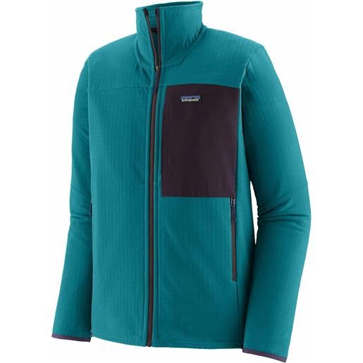 Patagonia - giacca di pile stretch e versatile - m's r2 tech. Face jkt belay blue per uomo in pelle - taglia s, xl