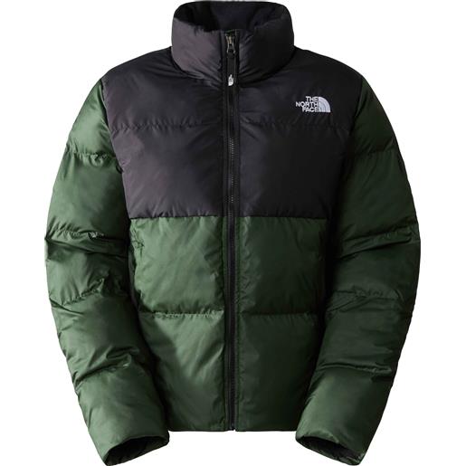 The North Face - piumino impermeabile - w saikuru jacket pine needle/tnf black per donne in pelle - taglia xs, s, m, l - verde