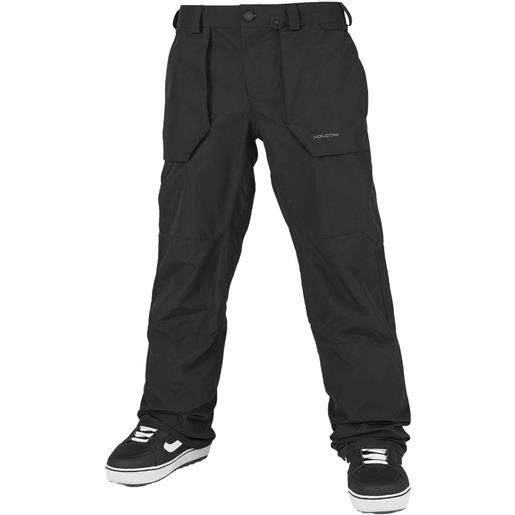 Volcom - pantaloni da snowboard - roan pant black per uomo - taglia s, m, l, xxl - nero