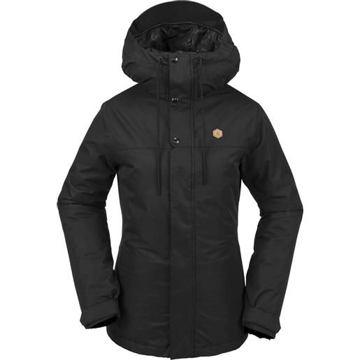 Volcom - giacca isolante da snowboard - bolt ins jacket black per donne - taglia s, m, xl - nero