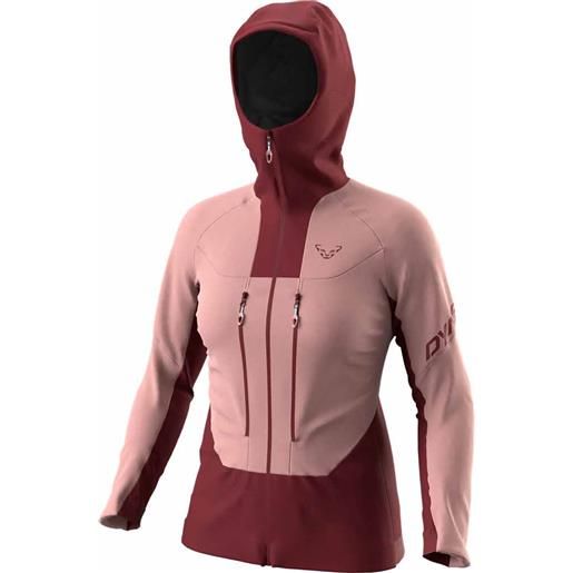 Dynafit - giacca traspirante e antivento - tlt dynastretch jkt w mokarosa per donne in pelle - taglia xs - rosa