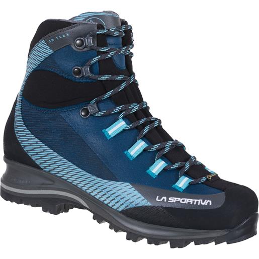 La Sportiva - scarpe da trekking - trango trk leather woman gtx opal/pacific blue per donne in pelle - taglia 38.5,39.5