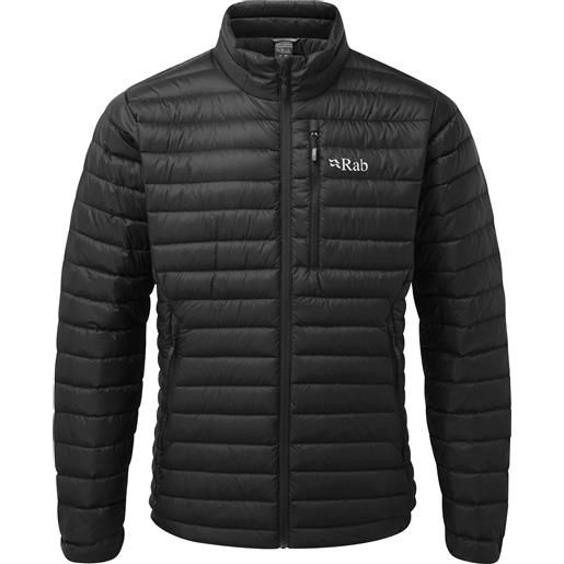 Rab - piumino caldo - microlight jacket m black per uomo - taglia s, m, xl - nero