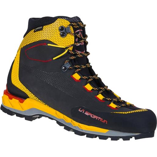 La Sportiva - scarpe da trekking - trango tech leather gtx black yellow per uomo - taglia 41.5,42,42.5,43,43.5,44,44.5,45 - nero
