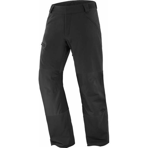 Salomon - pantaloni da sci isolanti - transfer puff pant m deep black per uomo - taglia s, m, l - grigio