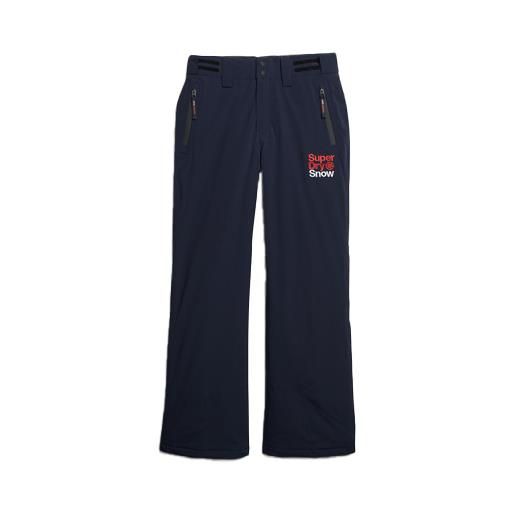 Superdry - pantaloni da sci - ski slim trousers rich navy per uomo - taglia s, m, l, xl - blu navy