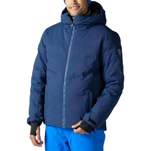 Rossignol - giacca da sci isolante - siz jkt dark navy per uomo in pelle - taglia s, m, l, xl - blu navy