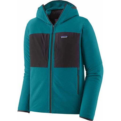 Patagonia - giacca di pile stretch e versatile - m's r2 tech. Face hoody belay blue per uomo in pelle - taglia s, l