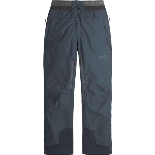 Picture Organic Clothing - pantaloni da sci impermeabili e traspiranti - exa pants dark blue per donne in silicone - taglia xs, m, xl - blu navy