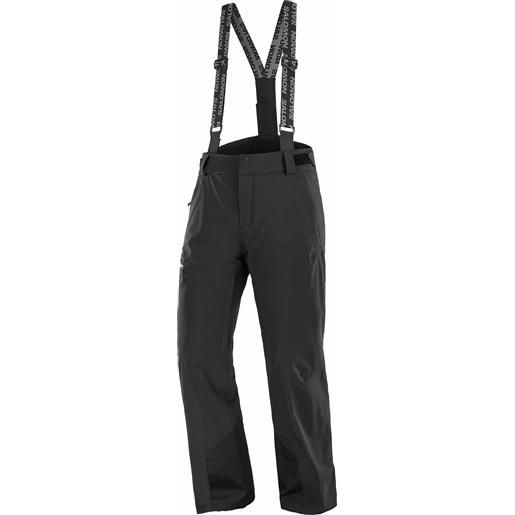 Salomon - pantaloni da sci prima. Loft® - brilliant pant m deep black per uomo in pelle - taglia s, xl - nero