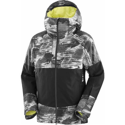 Salomon - giacca isolante in prima. Loft® - transfer puff jacket m ao/deep black per uomo - taglia s, m, l, xl - blu