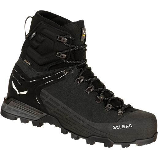 Salewa - scarpe da alpinismo - ortles ascent mid gtx m black/black per uomo in nylon - taglia 7,5 uk, 8 uk, 8,5 uk, 9 uk, 10 uk, 10,5 uk, 11 uk, 11,5 uk - nero