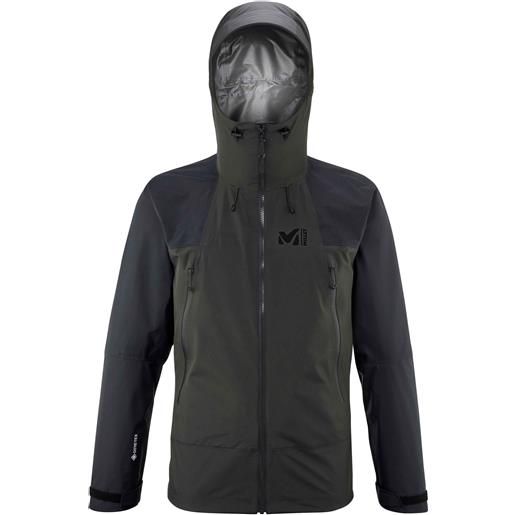 Millet - giacca tecnico - k hybrid gtx jkt m dark grey/black per uomo - taglia xl, xs - nero