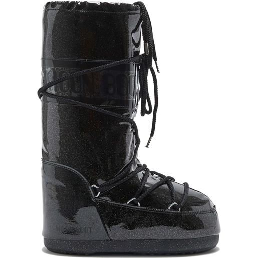 Moonboot - doposci - moon boot icon glitter black per donne - taglia 35-38,39-41 - nero