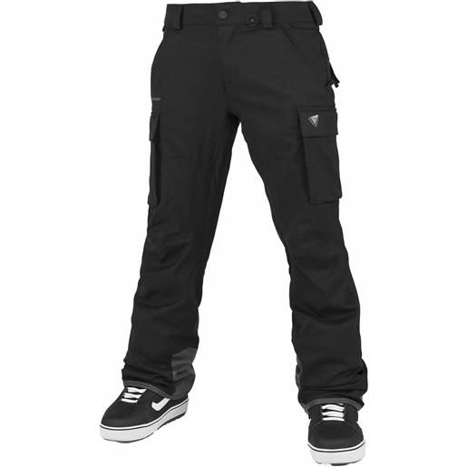 Volcom - pantaloni da snowboard - new articulated pant black per uomo - taglia s - nero