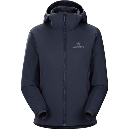 Arc'Teryx - giacca protettiva - atom hoody w black sapphire per donne - taglia xs, s, m - blu navy