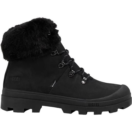 Aigle - scarponi da trekking invernali impermeabili - tenere gtx f2 w nero per donne in pelle - taglia 37,38,39,40,41